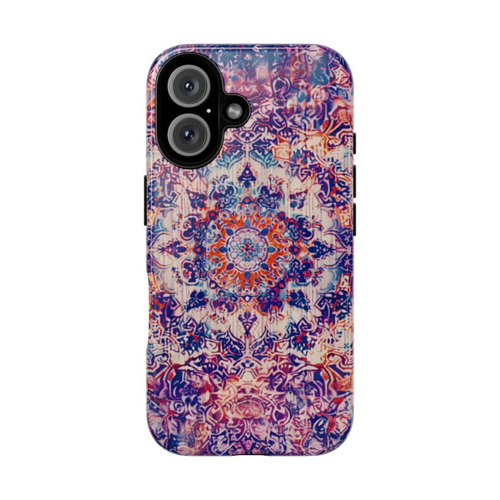 Gedetailleerd Psychedelisch Oosters Tapijtpatroon