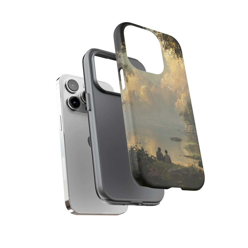 Vredig Meerlandschap met Vriendschap