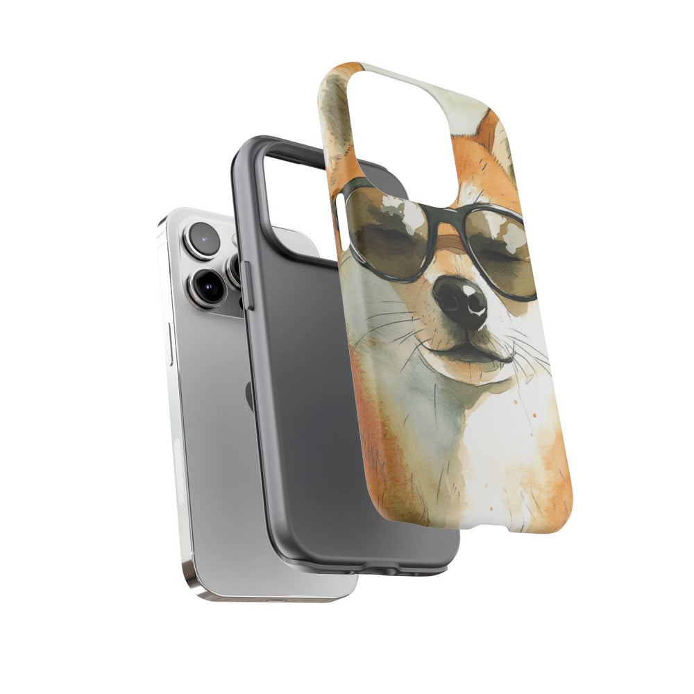Stoere Shiba Inu met Zonnebril