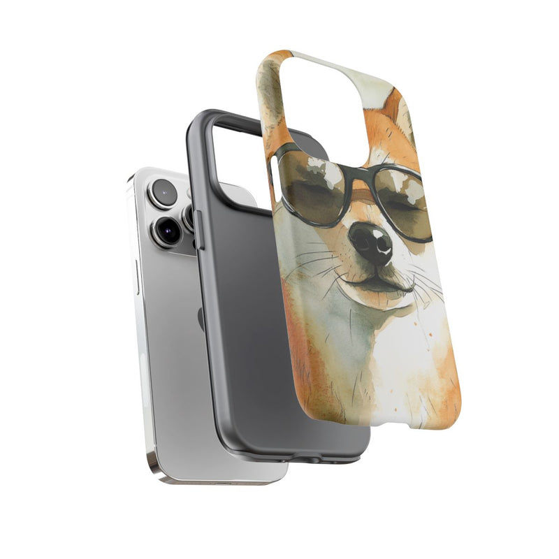 Stoere Shiba Inu met Zonnebril