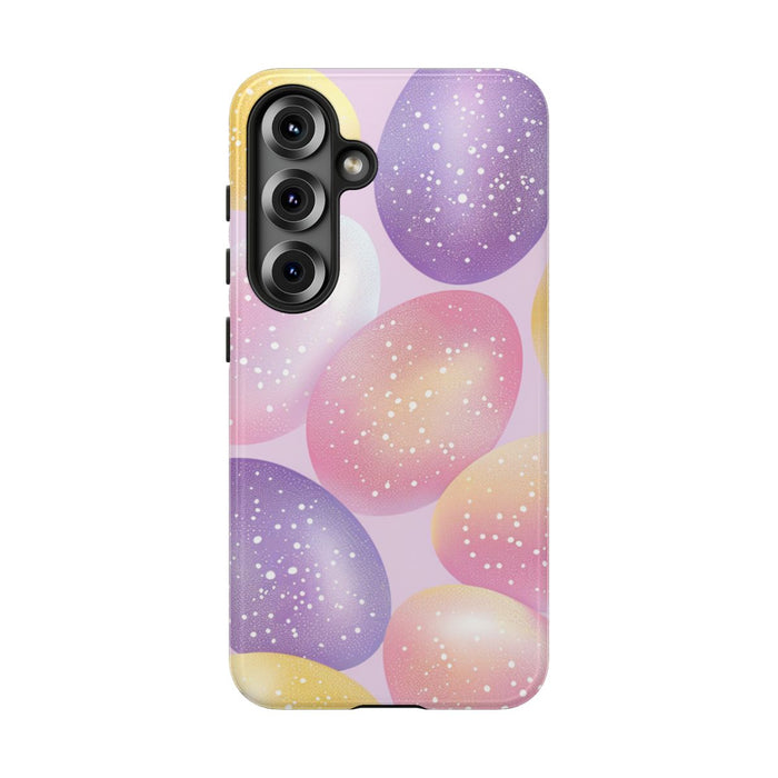 Pastelkleurige Glitter Paaseieren Patroon
