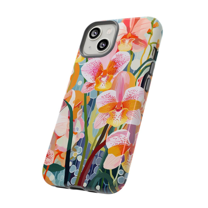 Kleurrijke Orchideeën Illustratie