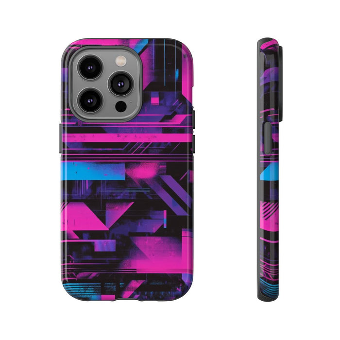 Neon Geometrisch Abstract Patroon