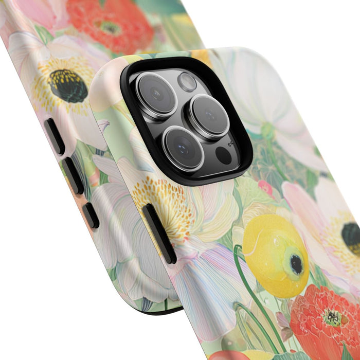 Lichte Pastelbloemen met Vogels