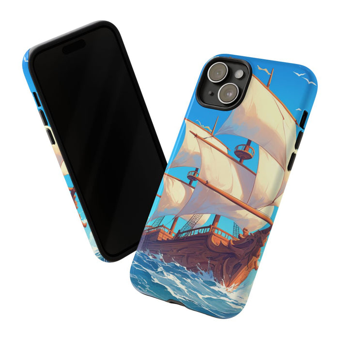 Zeilschip op Blauwe Oceaan