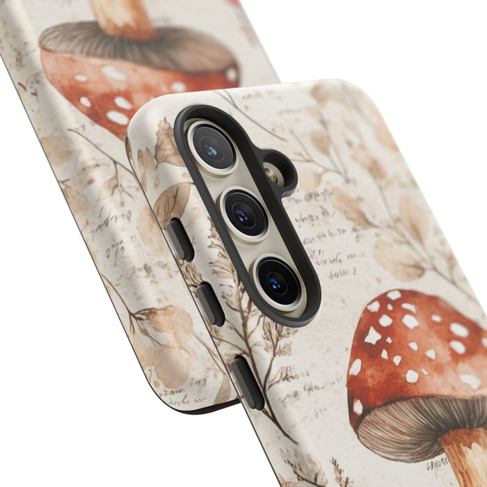 Aquarel Rode Paddenstoelen en Botanische Illustraties