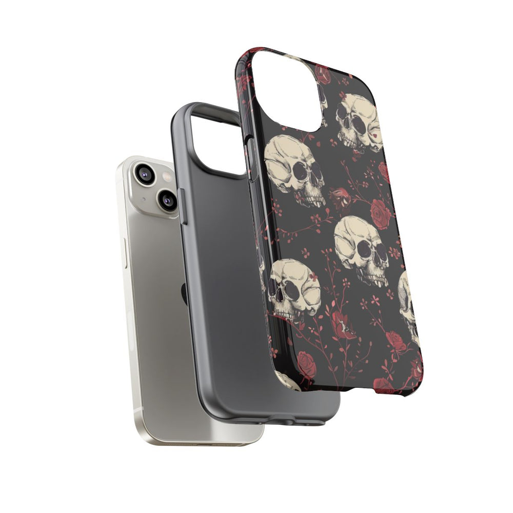 Schedels en Rode Rozenpatroon