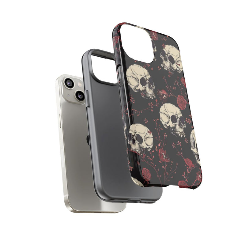 Schedels en Rode Rozenpatroon