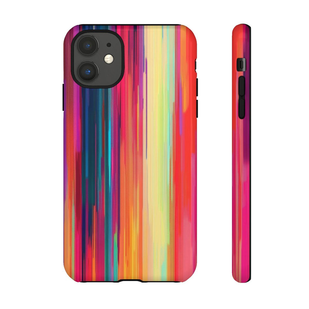 Levendige Verticale Kleurenstrepen Abstract