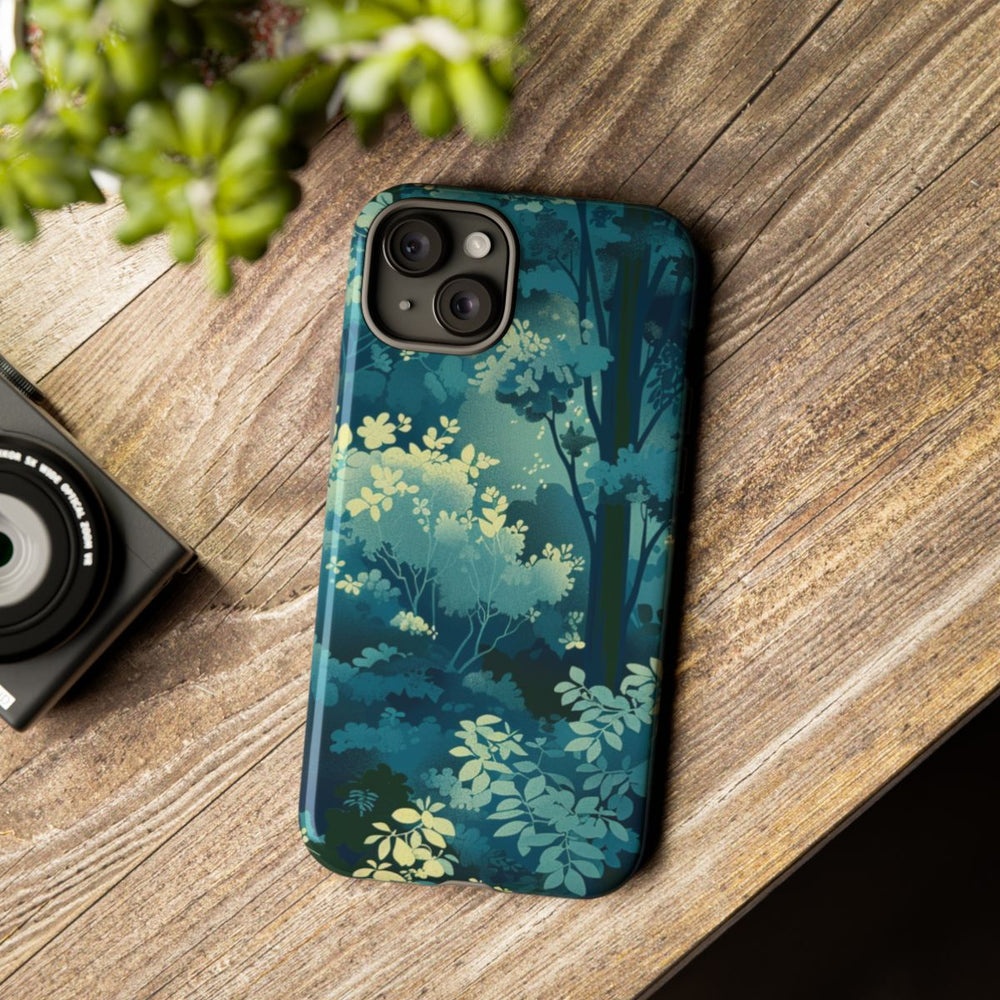 Gloeiende Bosbladeren in Laagjes