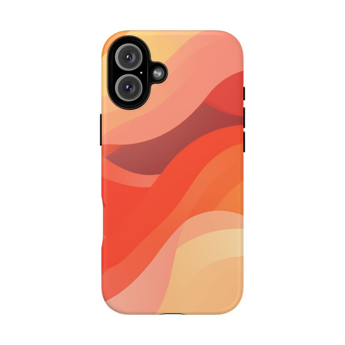 Warme Abstracte Golfpatronen