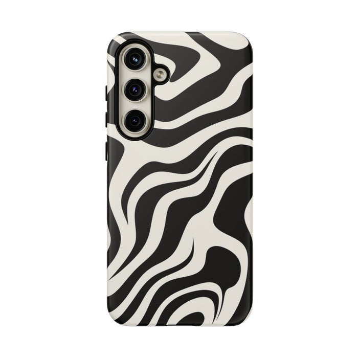 Zwart-Wit Abstract Zebra-Patroon