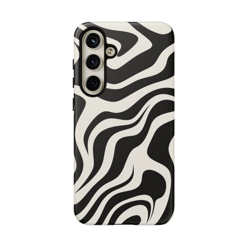 Zwart-Wit Abstract Zebra-Patroon