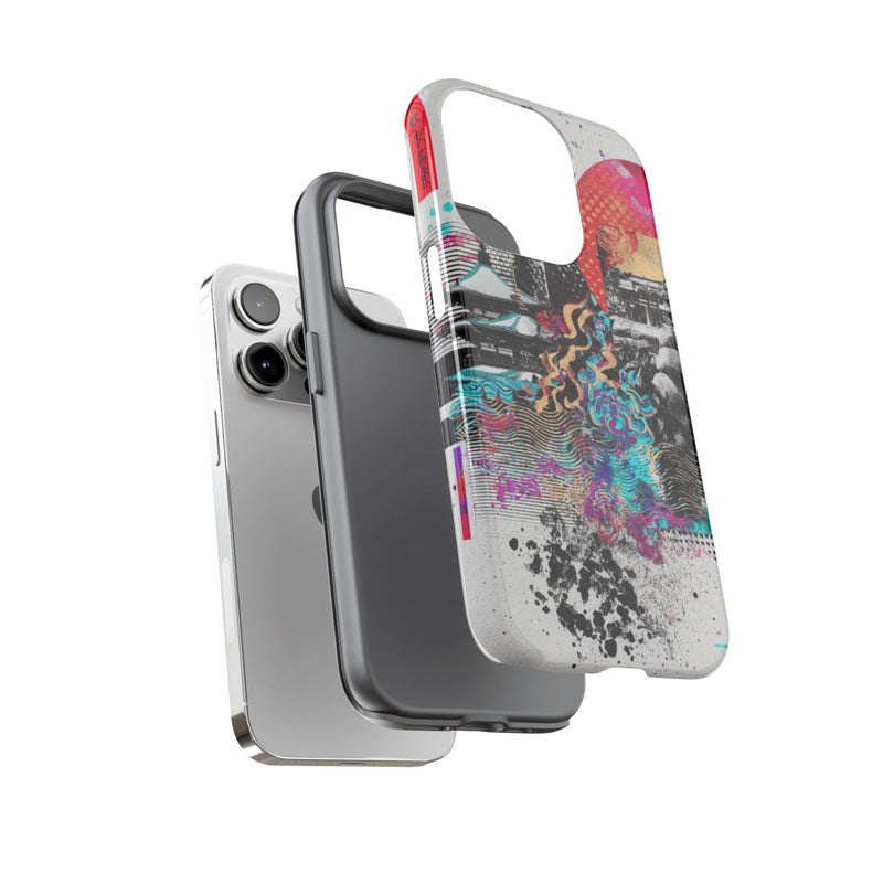 Abstracte Japanse Zen Tuin Collage