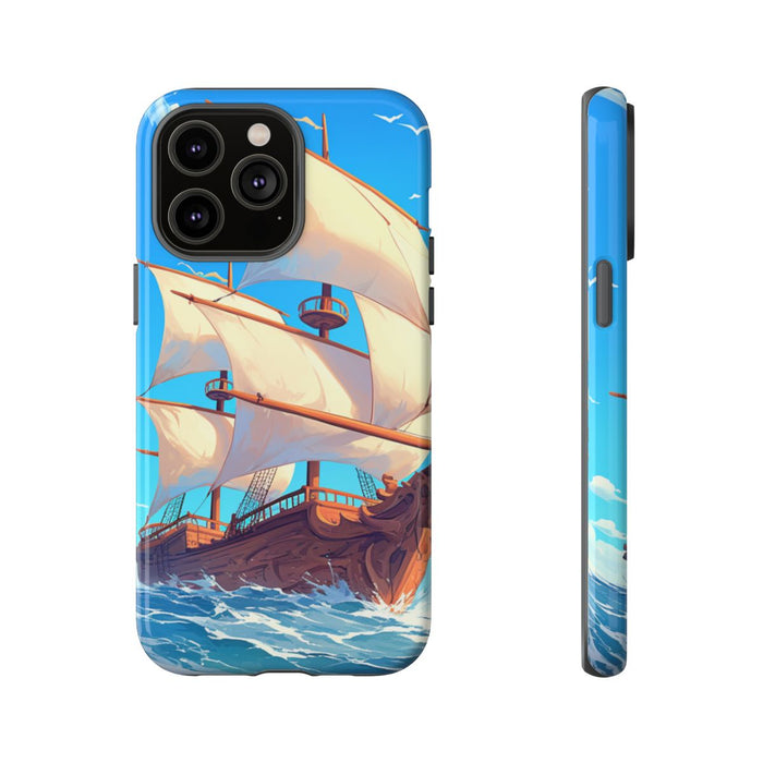 Zeilschip op Blauwe Oceaan