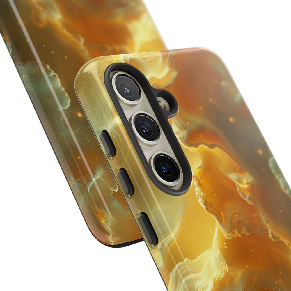 Gouden Nebula Abstract Design
