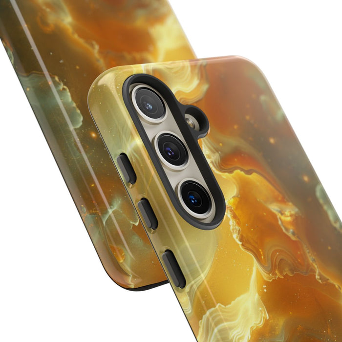 Gouden Nebula Abstract Design