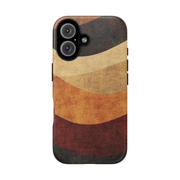 Warme Abstracte Golfpatronen