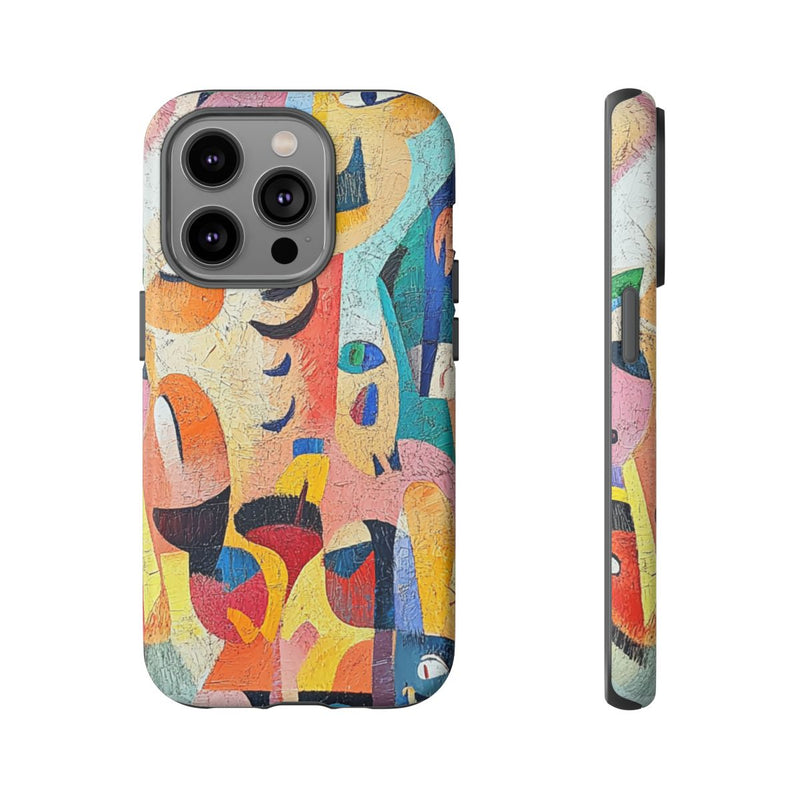 Abstracte Kleurrijke Gezichten en Vormen