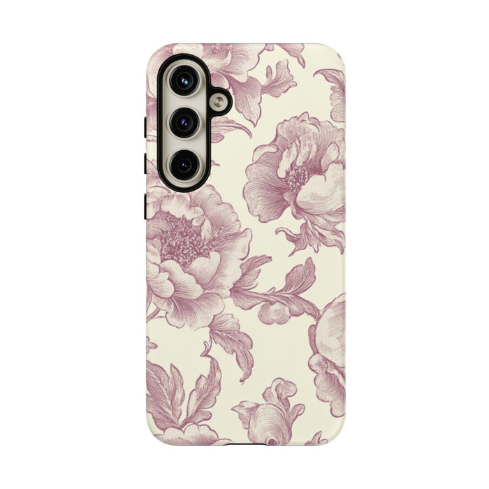 Elegante Victoriaanse Bloemenprint