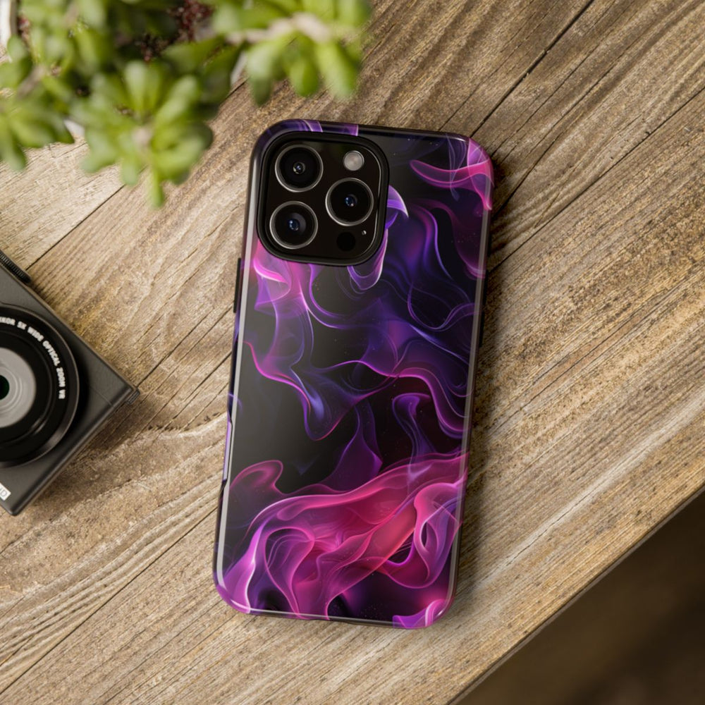 Violette en Roze Abstracte Vlammen