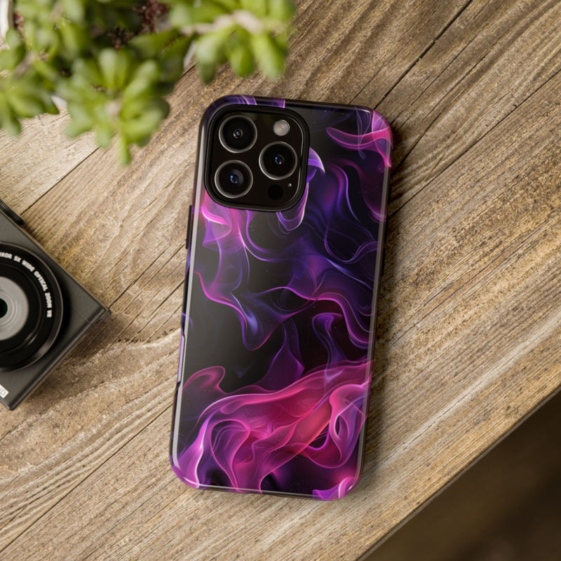 Violette en Roze Abstracte Vlammen
