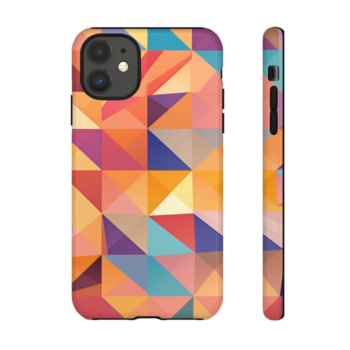 Kleurrijk Geometrisch Hoekpatroon