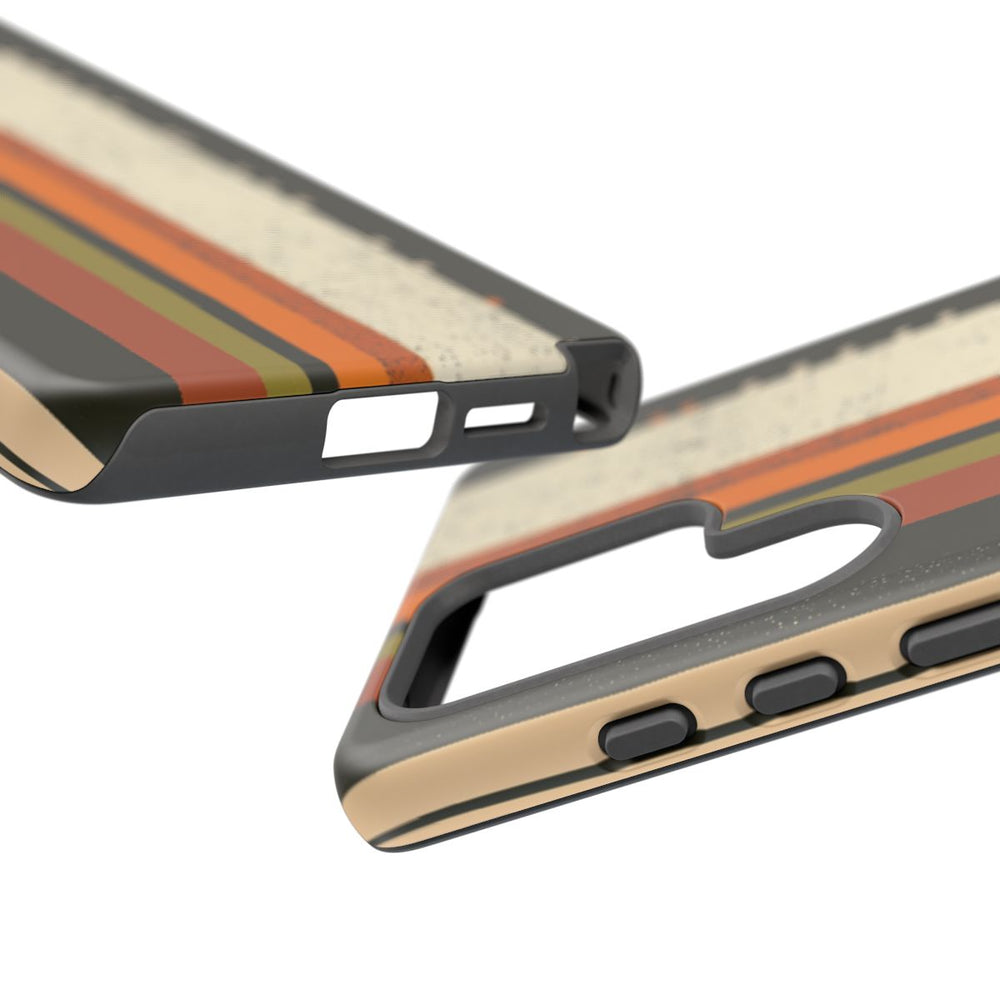 Retro Verticale Strepen en Stippenpatroon