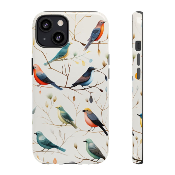 Vrolijke Vogels op Takken Patroon