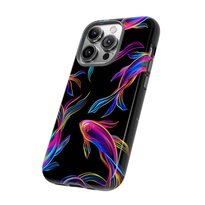 Neonkleurige Vissenpatroon