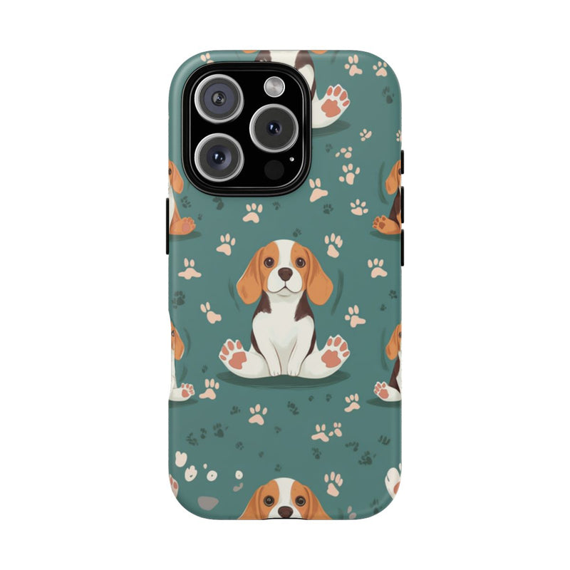 Beagles met Pootafdrukken Patroon