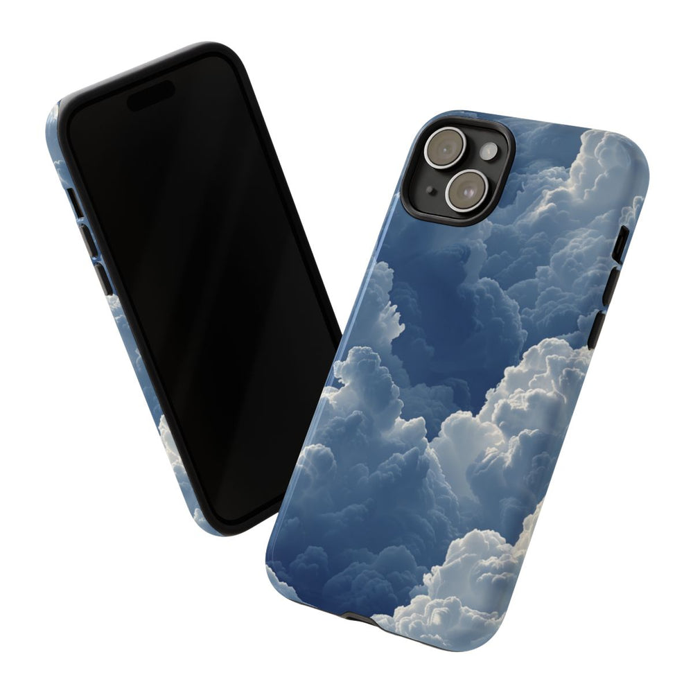 3D Blauw Wolkenpatroon