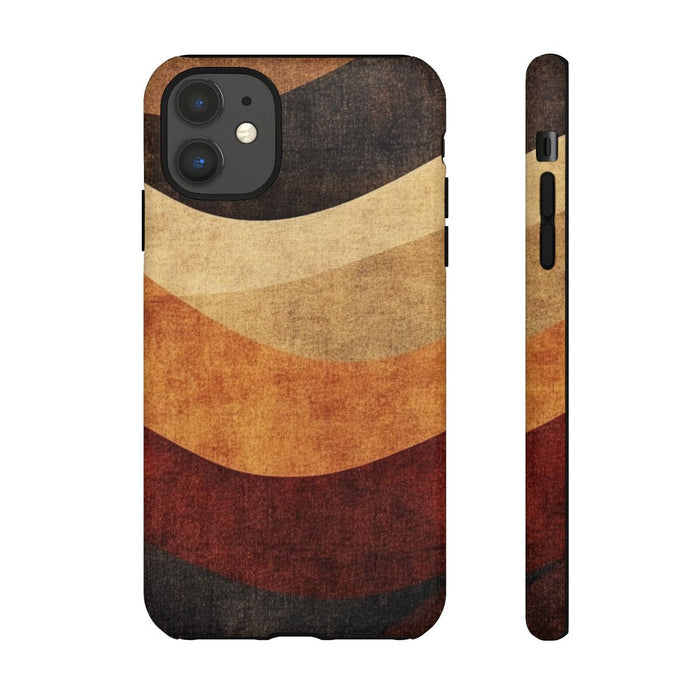 Warme Abstracte Golfpatronen