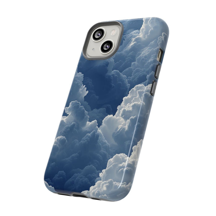 3D Blauw Wolkenpatroon