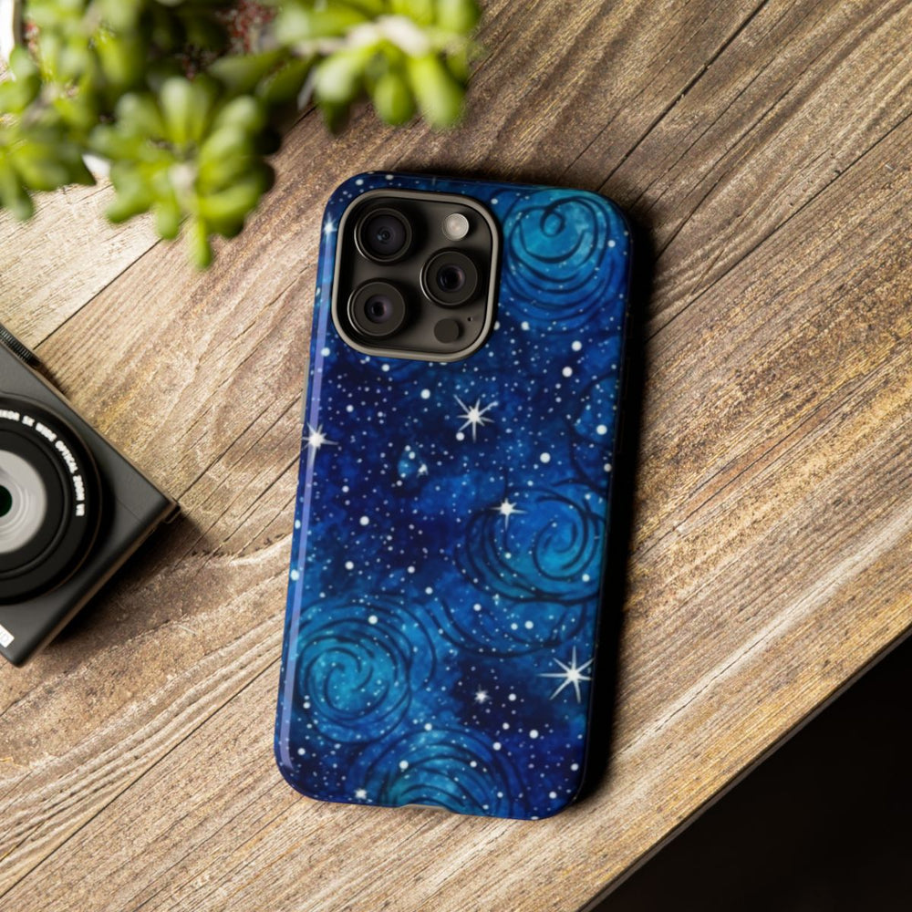 Blauw Sterrenstelsel Patroon