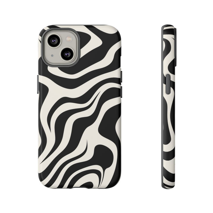 Zwart-Wit Abstract Zebra-Patroon