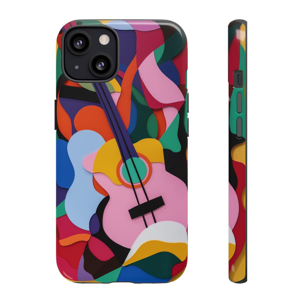 Kleurrijke Abstracte Gitaar