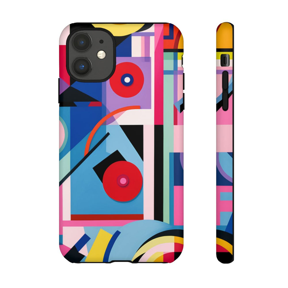 Abstracte Geometrische Vormen in Felle Kleuren