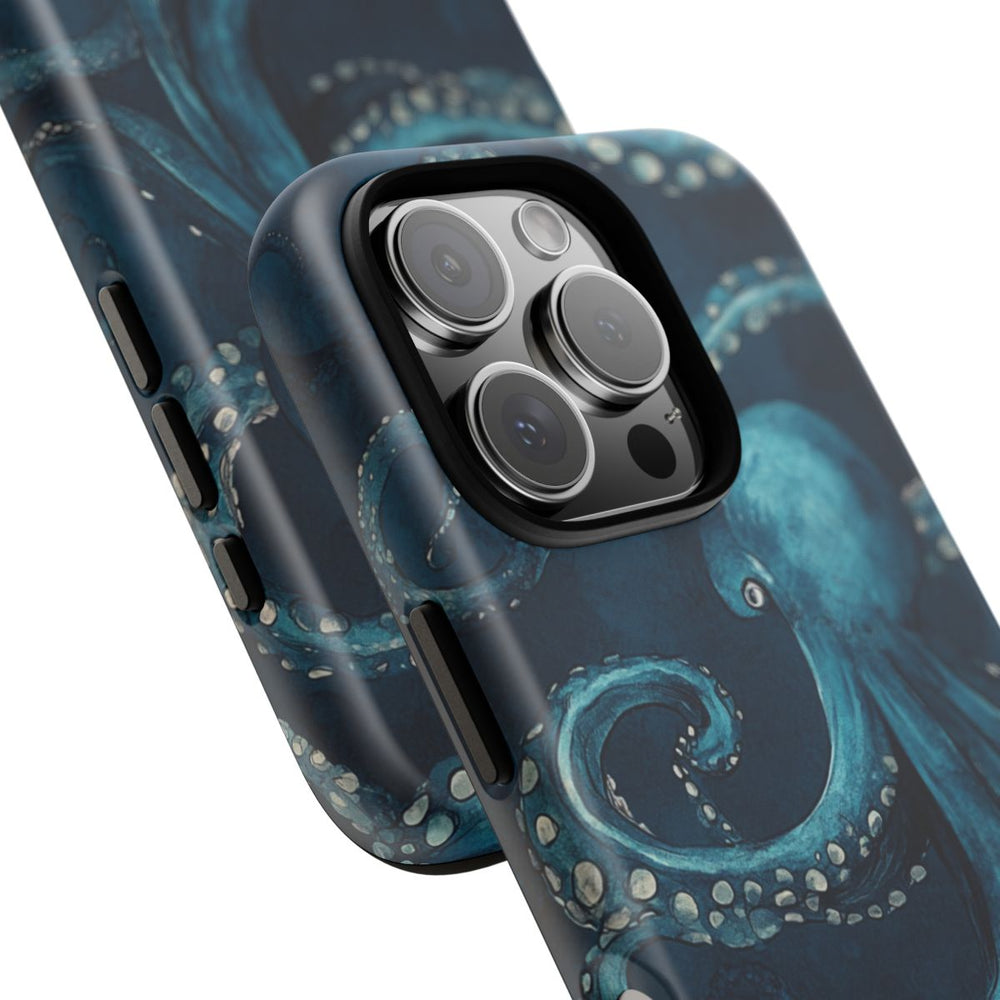 Blauw Octopus Tentakelpatroon