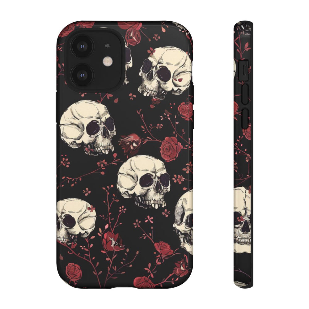 Schedels en Rode Rozenpatroon