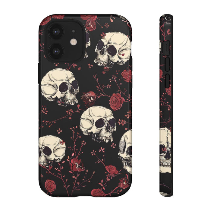 Schedels en Rode Rozenpatroon