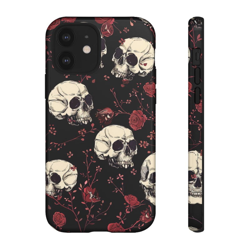 Schedels en Rode Rozenpatroon