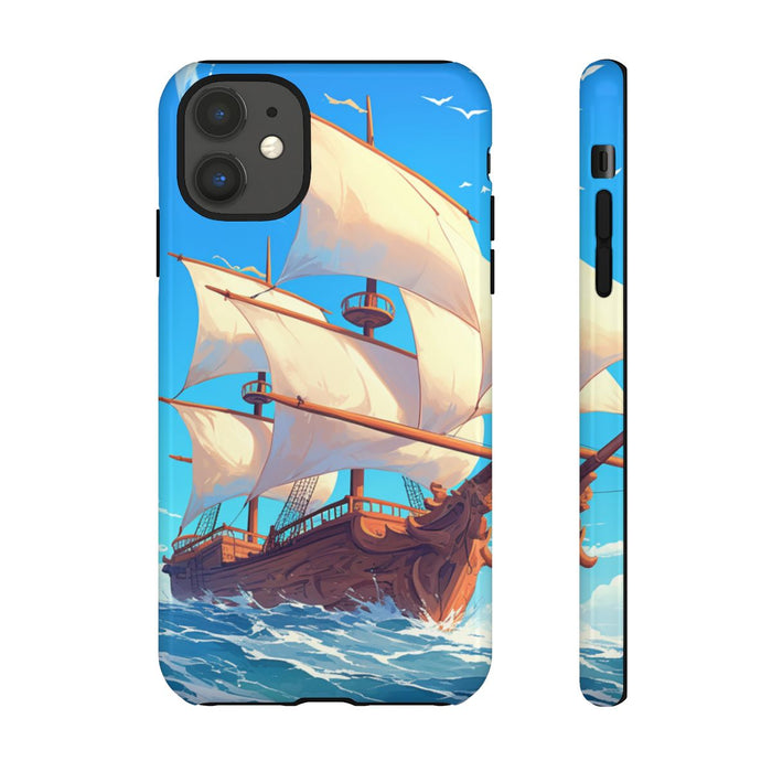 Zeilschip op Blauwe Oceaan