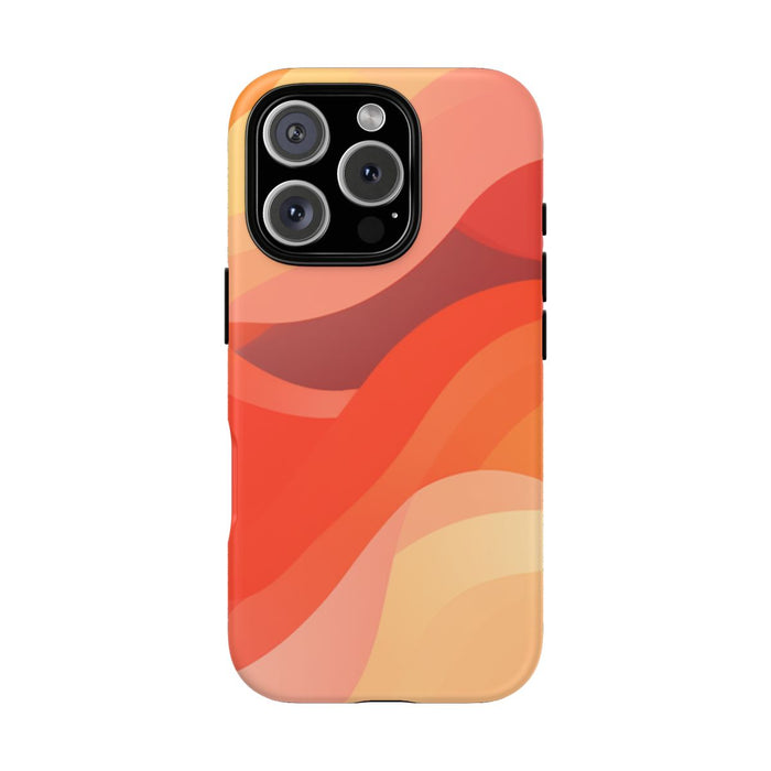Warme Abstracte Golfpatronen