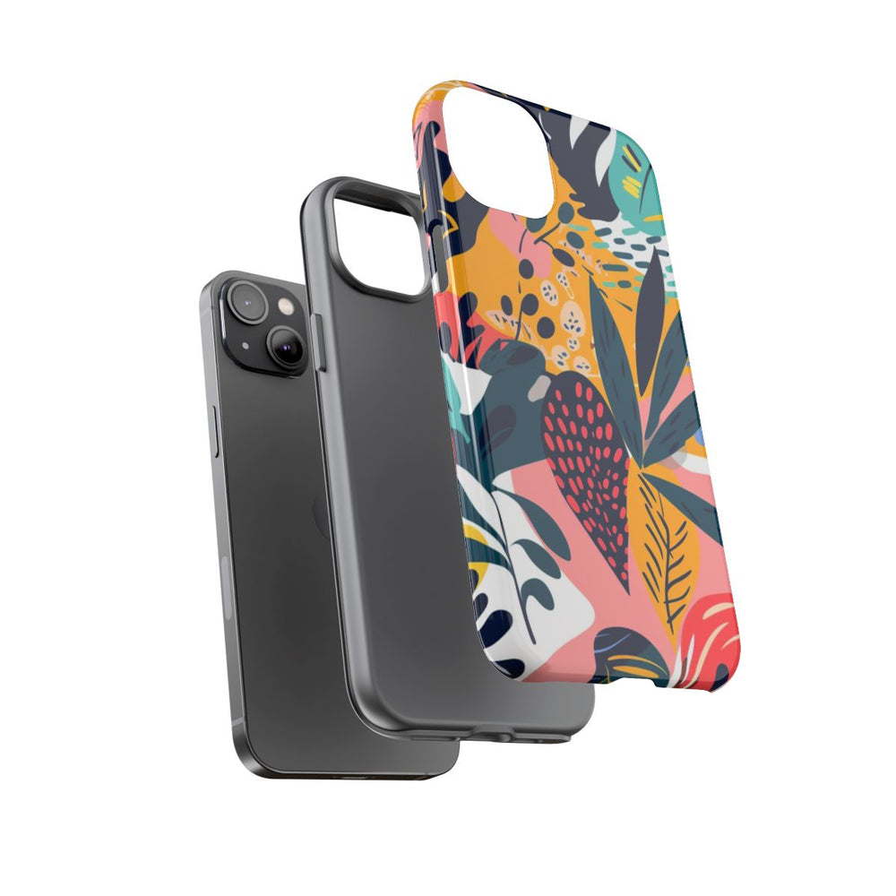 Vrolijk Tropisch Bladerenpatroon