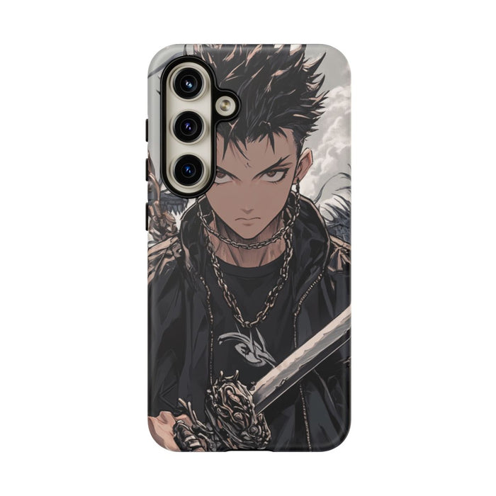 Anime Strijder met Zwaard en Draak