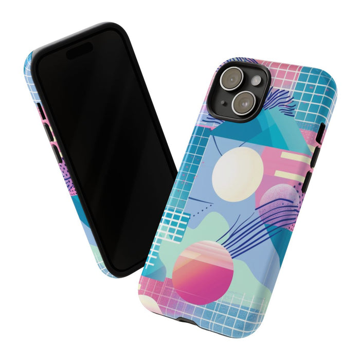 Abstract Geometrisch Patroon in Pasteltinten