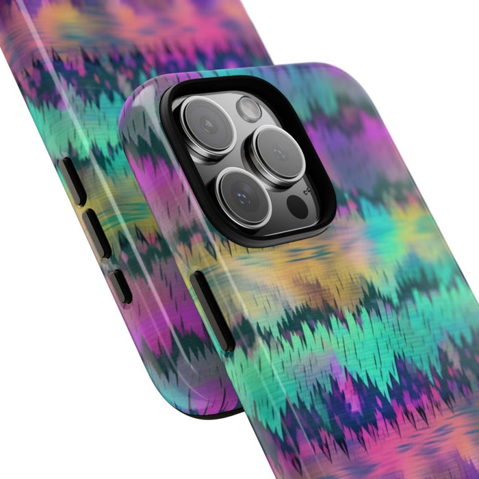 Kleurrijk Glitch Patroon Abstract Design