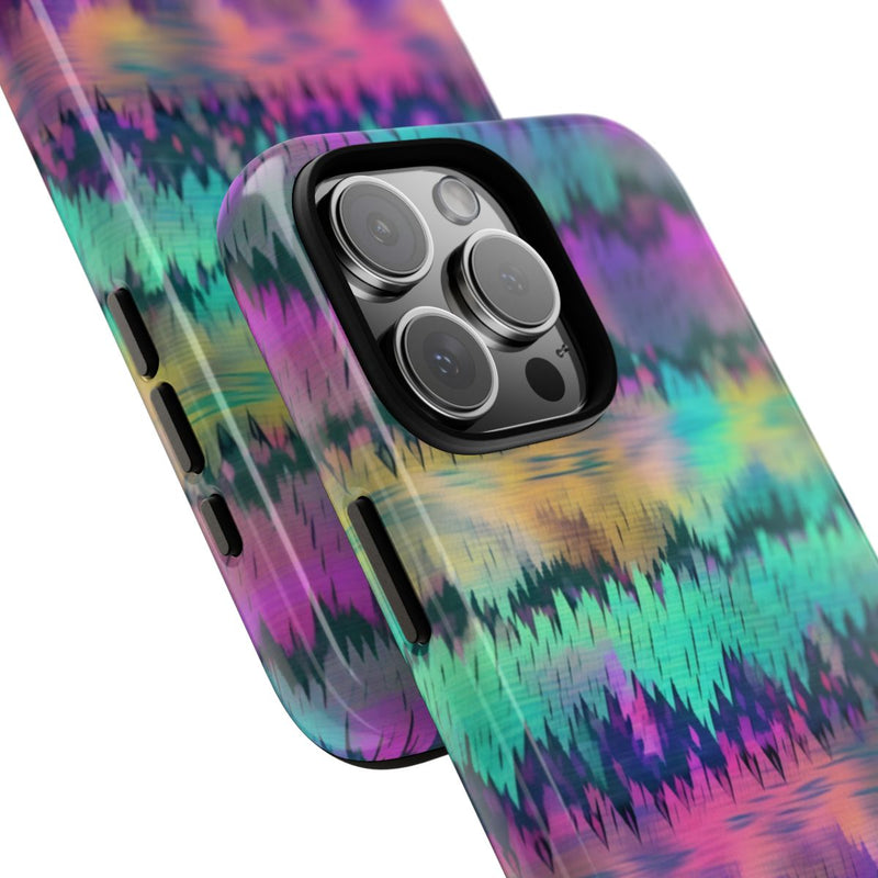 Kleurrijk Glitch Patroon Abstract Design
