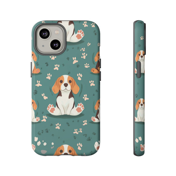 Beagles met Pootafdrukken Patroon